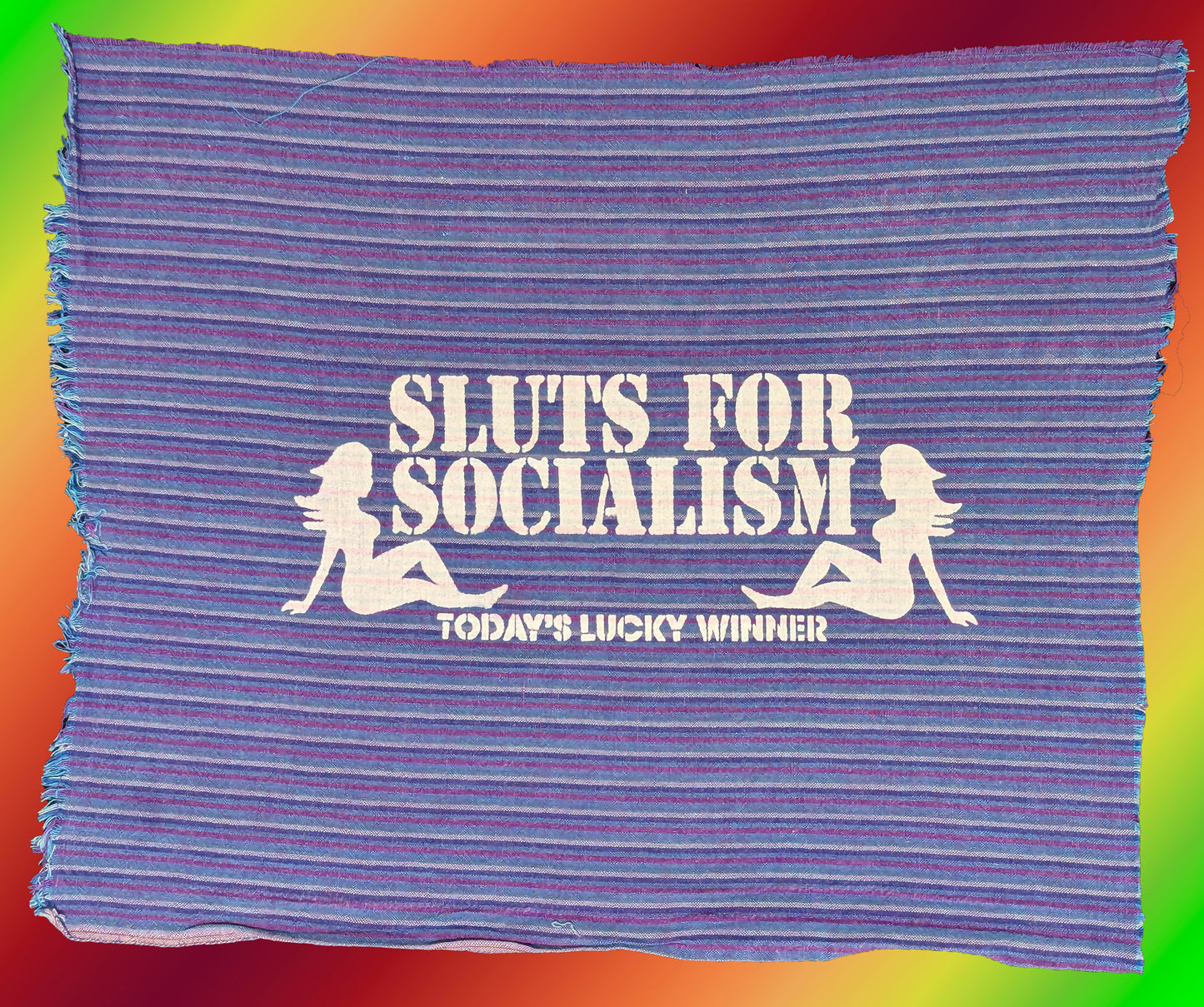 “Sluts for Socialism” Patch Test Prints