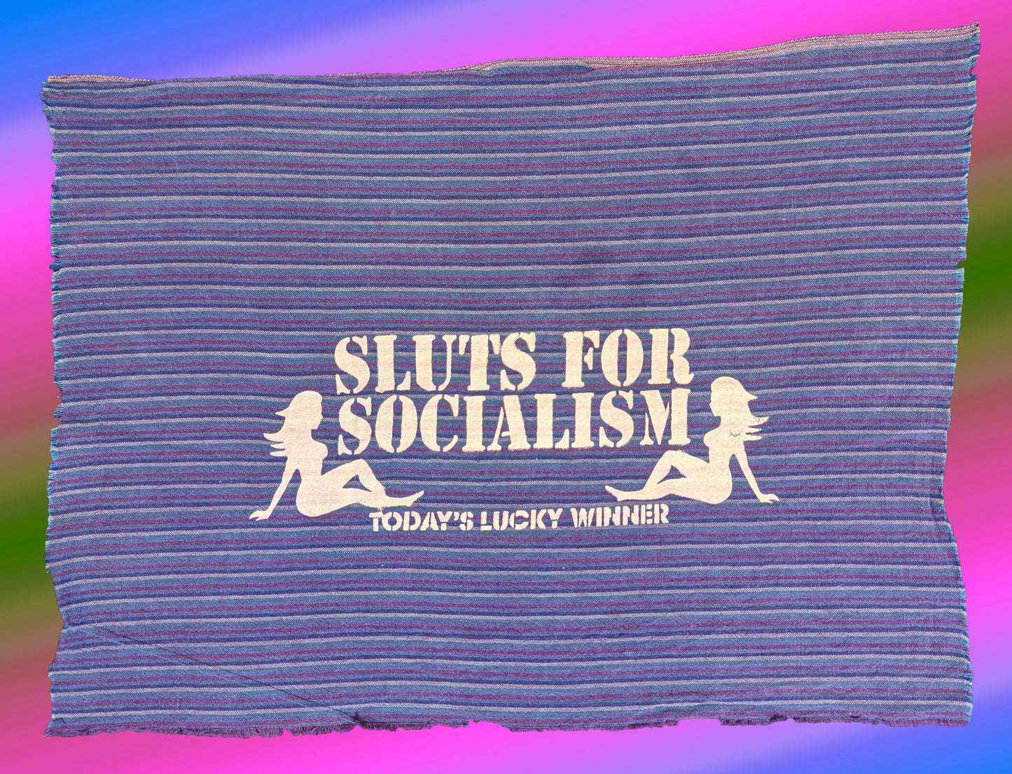 “Sluts for Socialism” Patch Test Prints