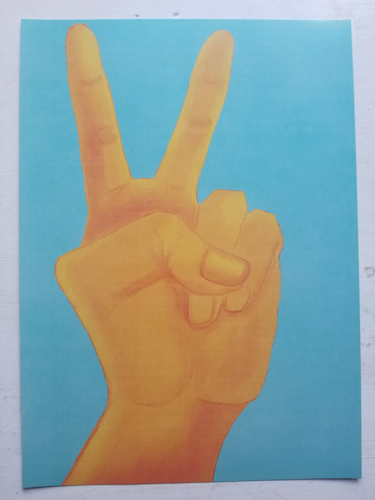 "Orange Peace" Print